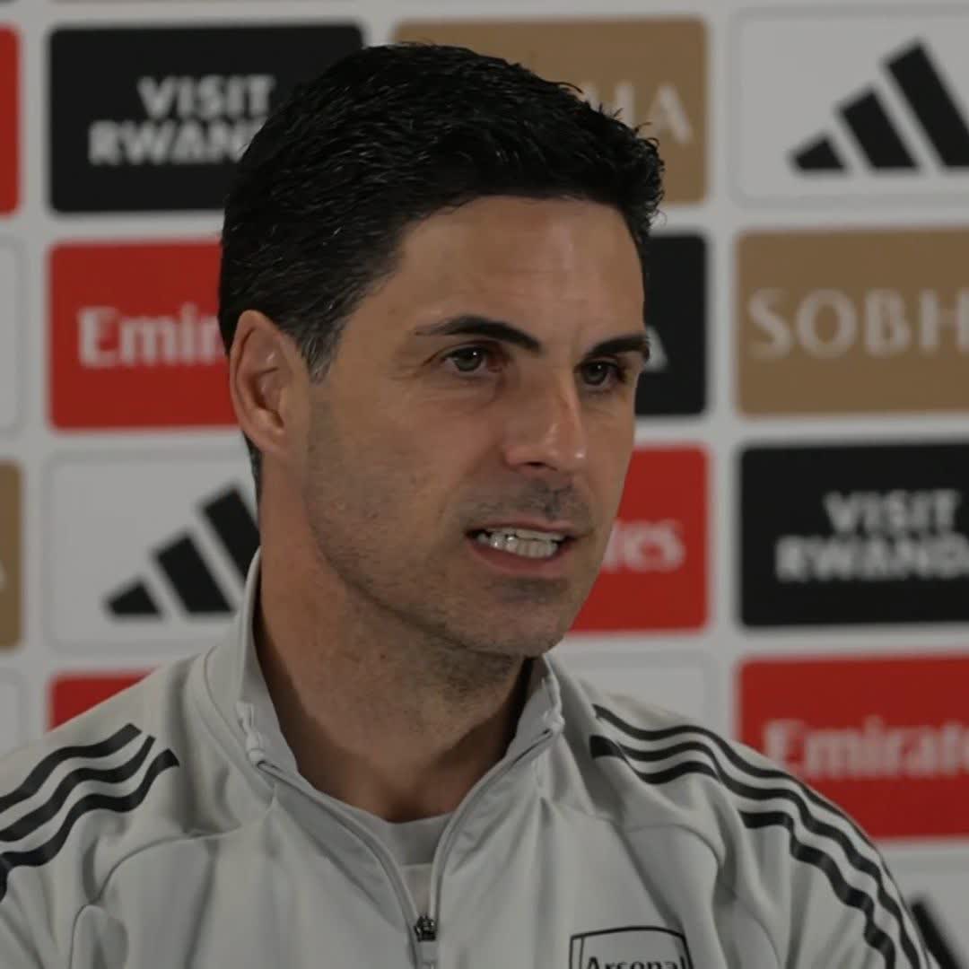 "Bayern PSG was probably the best game I've ever witnessed, but when I look at the amount of minutes I'm not surprised" 🤔 Mikel Arteta says it's "night and day" when it comes to the freshness of his players compared to Bayern Munich and PSG.