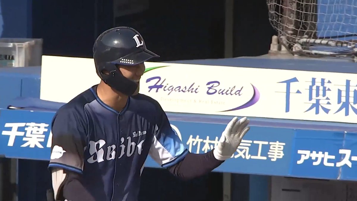 #石井一成 選手に移籍後初ホームランが飛び出す！ 塁上で気持ちが溢れるガッツポーズを見せます！ #seibulions #打破