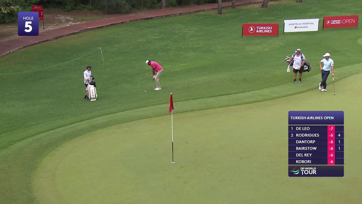 No need for the putter ๐ Eugenio Chacarra chips in at the par 3 5th.