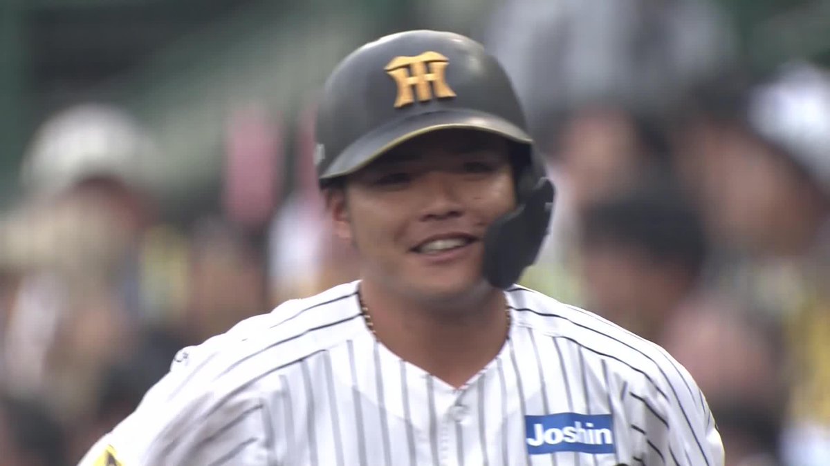 仕事を果たした男の笑顔 小野寺暖 代打でタイムリー 今季2打席目で初安打 ⚾️阪神×巨人 #阪神タイガース #だったらDAZN