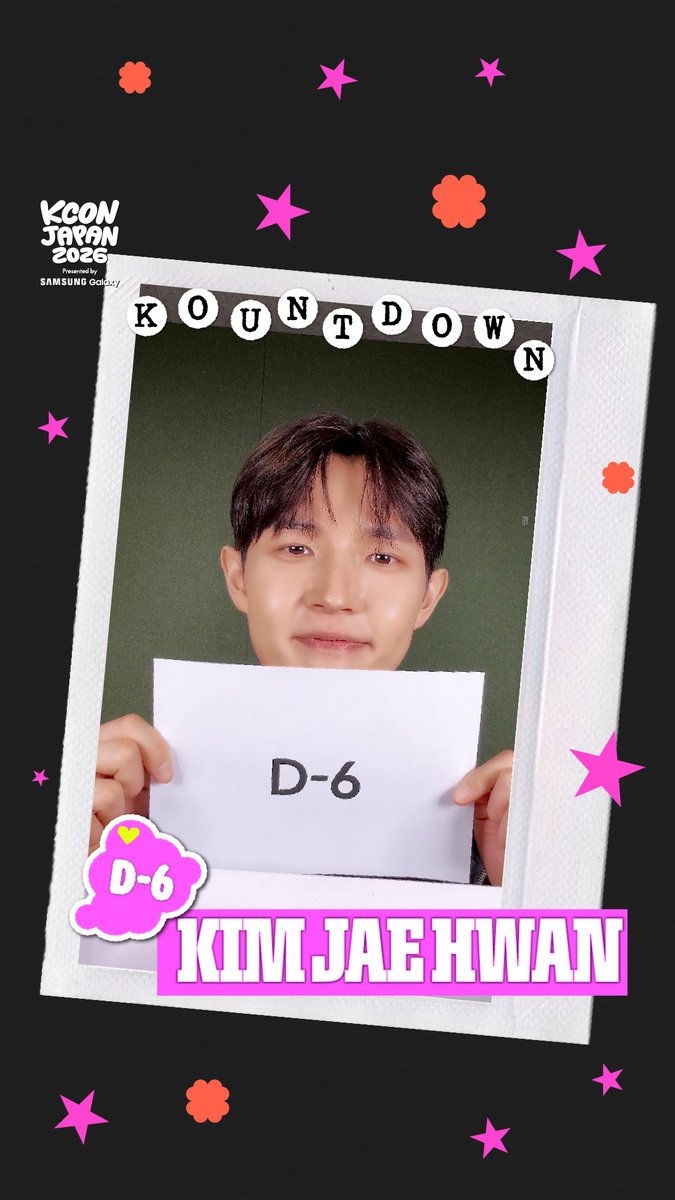 [#KCONJAPAN2026] D-6 KOUNTDOWN 🎉 KCON JAPAN 2026まであと6日！#KIMJAEHWAN と一緒にKLOVER'S SOUL CITYを歩く準備はできてる？👣 - KCON JAPAN 2026 MAY 8-10 Makuhari Messe Let's #KCON