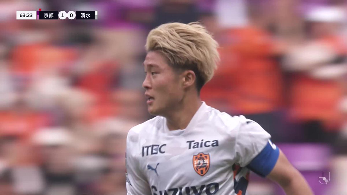 低弾道のミドル弾！ 宇野禅斗が貴重な同点ゴール💪 🎦 ゴール動画 🏆 明治安田Ｊ１百年構想リーグ 地域リーグラウンド 第14節 🆚 京都vs清水 🔢 1-1 ⌚️ 64分 ⚽️ 宇野 禅斗（清水） #Ｊリーグ
