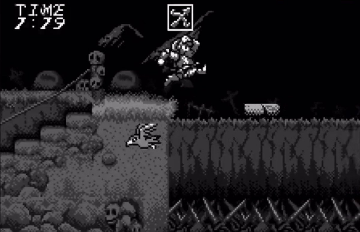 Makaimura for WonderSwan, developed by Capcom and published by Bandai in 1999 is the fourth game in the mainline series of the Ghosts 'n Goblins franchise