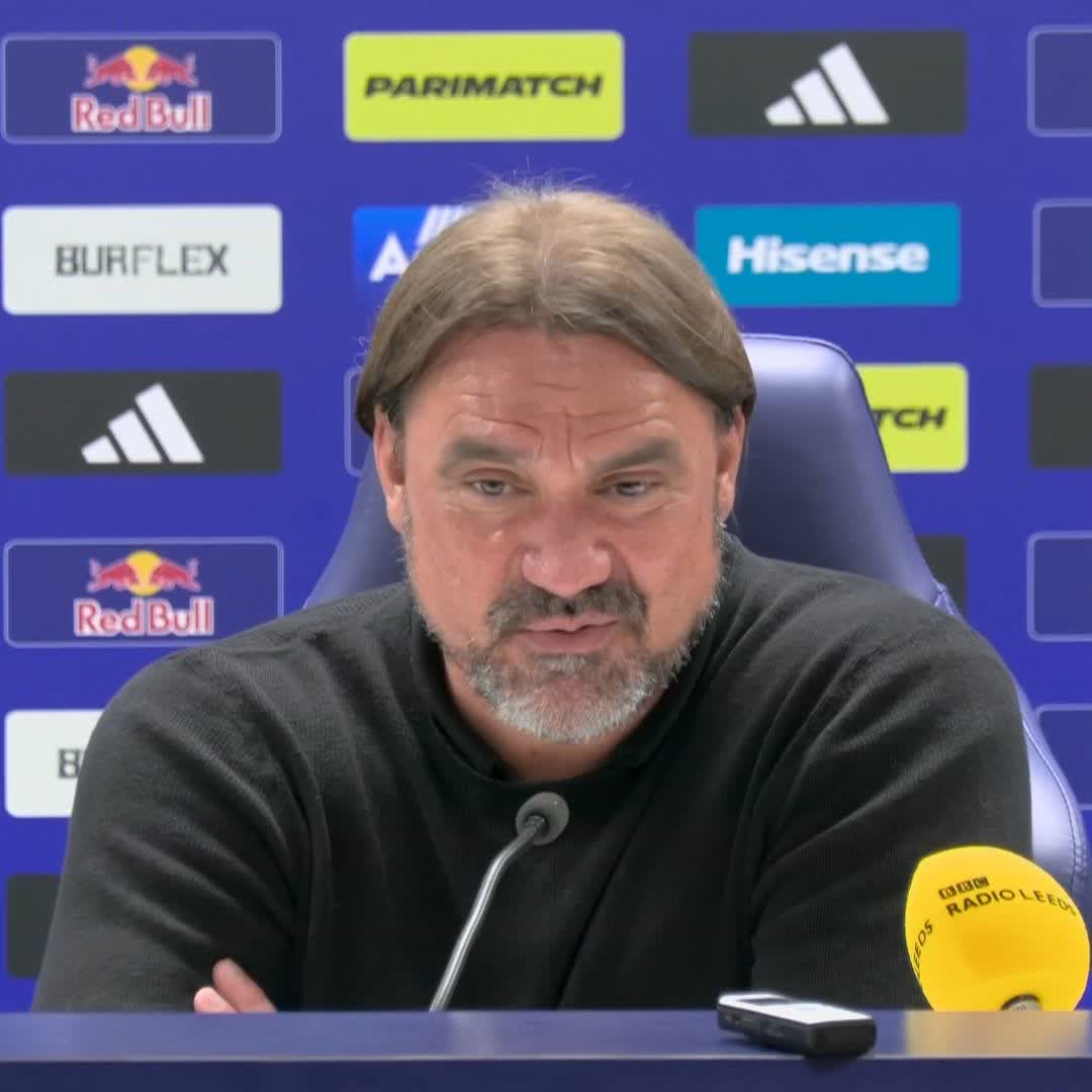 "He can be a bit sleepy and weird, he can play like Peter Crouch" Leeds boss Daniel Farke compares goalscorer Anton Stach with former England striker Peter Crouch 👀