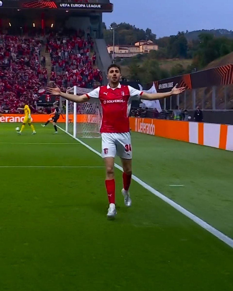 🇹🇷 Demir Ege Tıknaz's first goal for Braga 🫶 #UEL | SC Braga