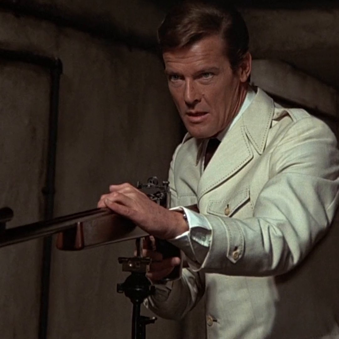 Roger Moore was 45 when he debuted as Bond in Live and Let Die (1973), the oldest actor to take the role at the time. He played 007 across 7 films over 12 years, ending with A View to a Kill (1985) at age 57. He remains the longest serving Bond.