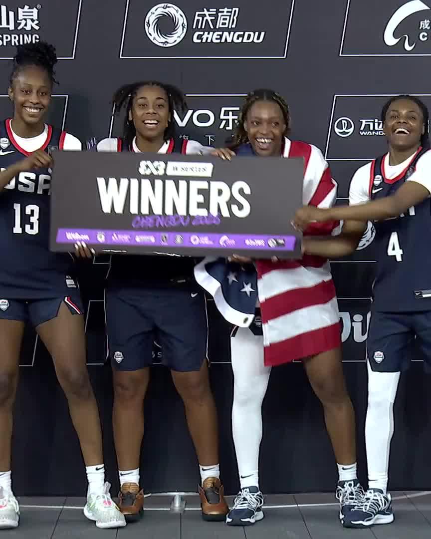 USA 🇺🇸 win the first 3x3 Women's Series of the season in Chengdu 🇨🇳🐼 MVP ⭐️ Mikaylah Williams Full article ➡️ #3x3WSChengdu #3x3WS