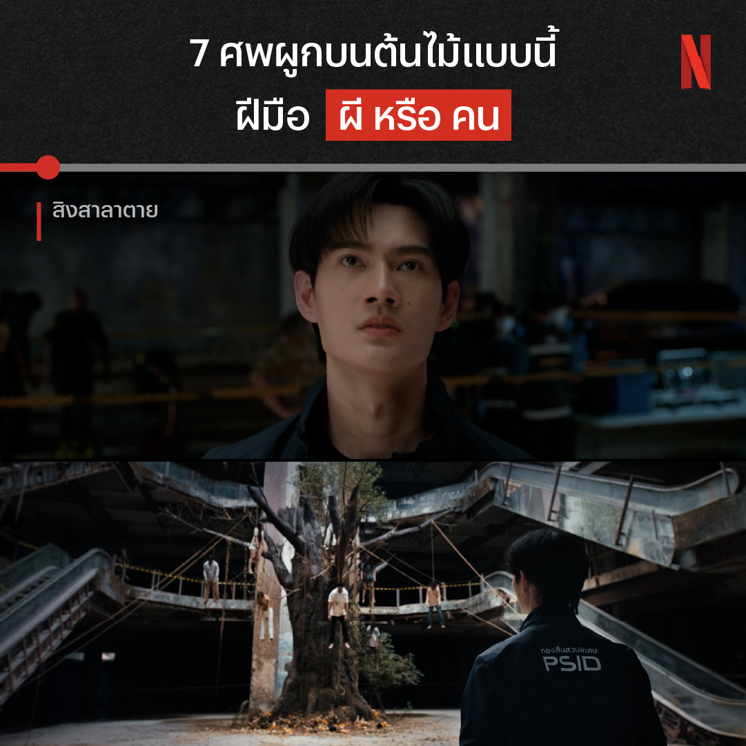 เป็นถึงสารวัตรสิงหา คดีนี้จะธรรมดาได้ยังไง นี่คือซีนแรกจาก #สิงสาลาตาย ที่เปิดมาก็ขนลุกไม่ไหว แล้วสารวัตรสิงหาจะตามหาความจริงยังไง หรือเค้าอาจต้องการตัวช่วยที่อยู่นอกสายตา ได้เวลาสืบจาก 7 ศพพร้อมกัน 13 EP. รวด ที่ Netflix แล้วล่ะครับ #GoddessBlessYouFromDeath #NetflixTH