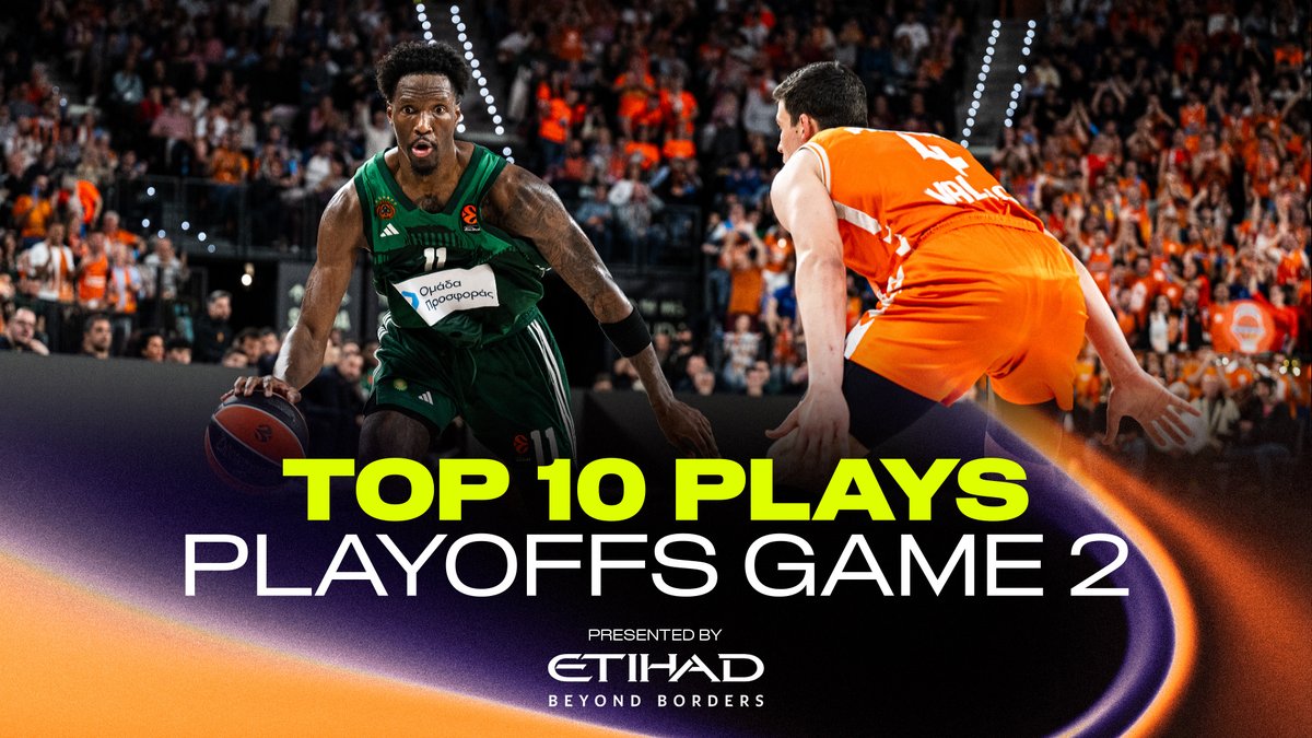 SO MUCH QUALITY on show on Thursday and Friday evening! Check out the Top 10 Plays of the Game 2 🔥 Top Plays of the Playoffs I Etihad Airways