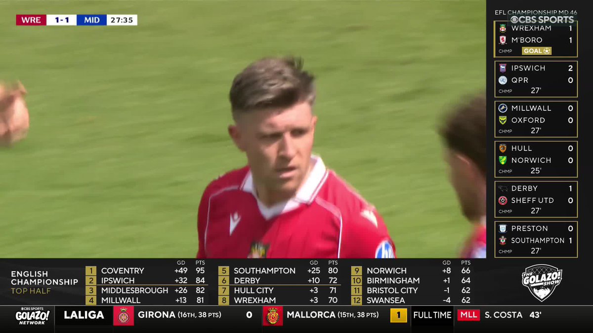 A STUNNING FREE-KICK FROM JOSH WINDASS 😱 Wrexham get one back against Middlesbrough with an absolute golazo 🚀