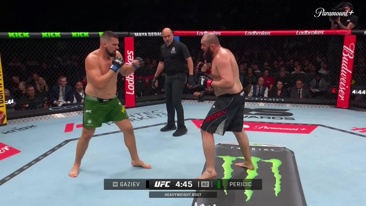 BRANDO PERICIC KNOCKS OUT SHAMIL GAZIEV #UFCPerth