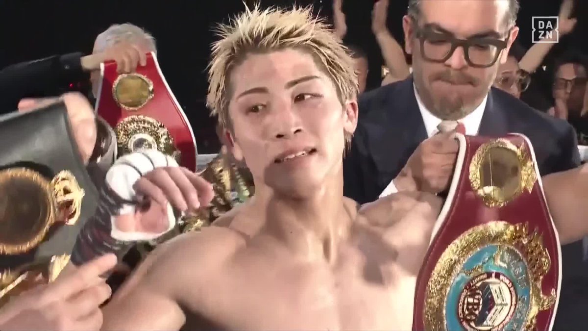 AND STILL! 👑 Naoya Inoue's crowning moment. A pound-for-pound great 🐐 #InoueNakatani | Live now on DAZN ▪️