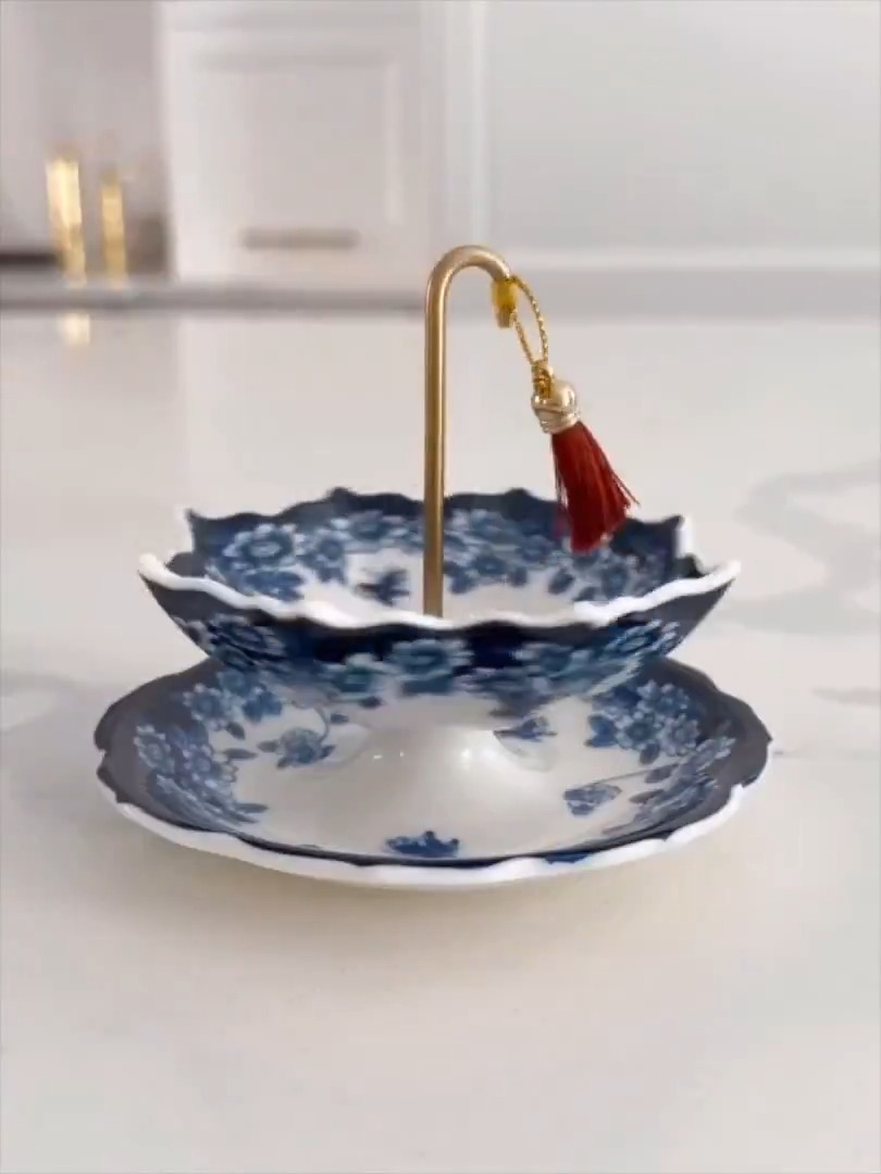 I love this porcelain tea strainer like a little umbrella.