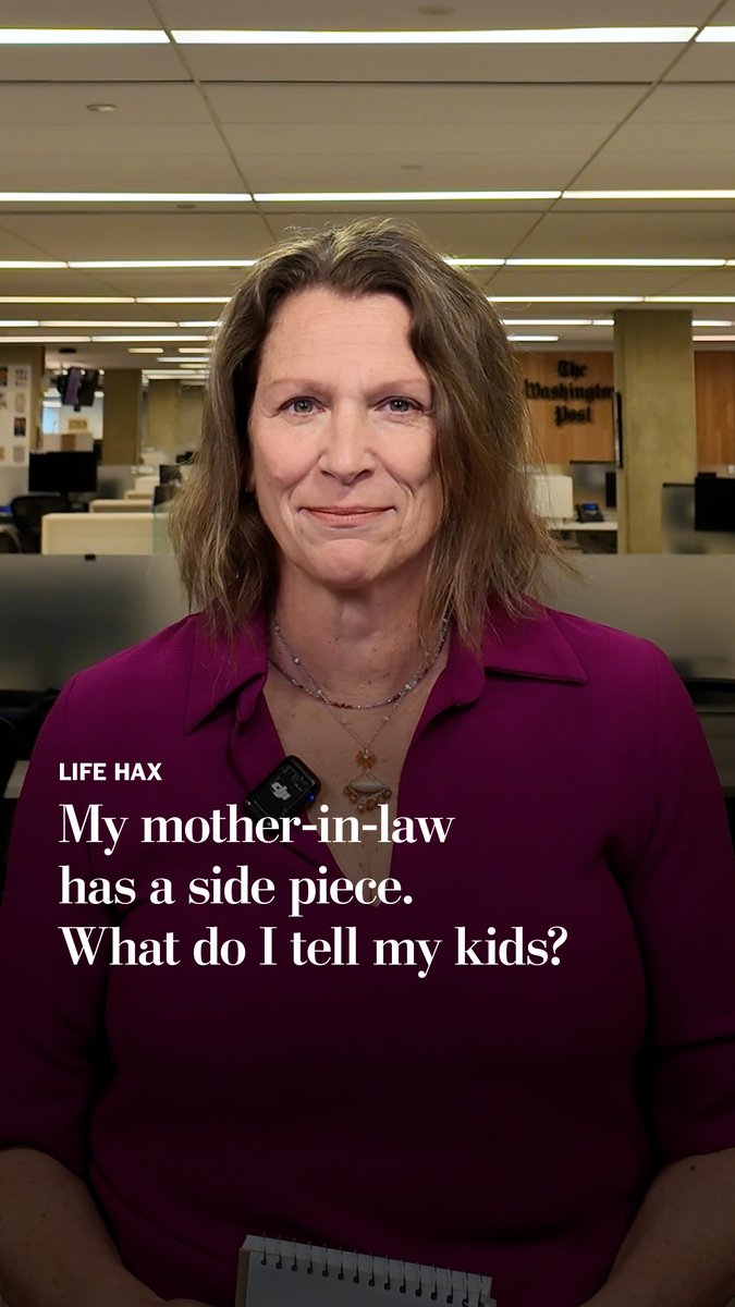 Her married mother-in-law is having an affair. Her kids ask where their grandmother is when she’s away with her boyfriend. How does she answer them without lying? Advice columnist Carolyn Hax weighs in.