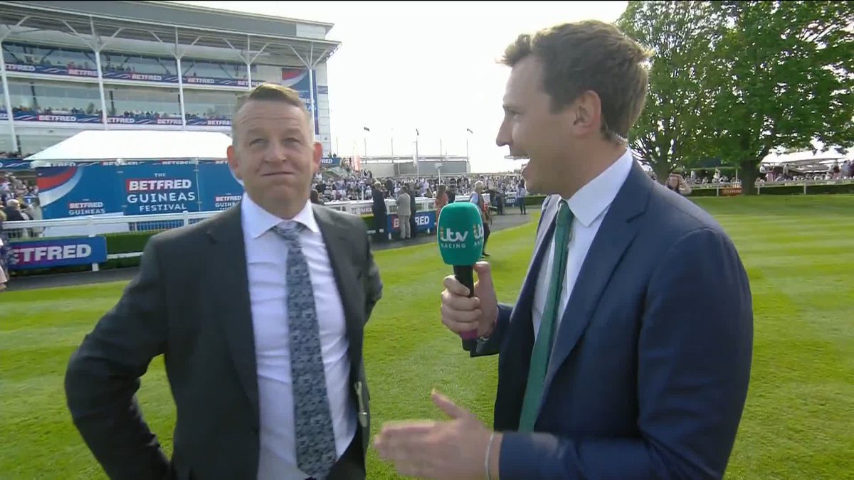 A very proud Dad ❤️ Mark Loughnane shares just how delighted he is for his son Billy 🥹 #ITVRacing | Billy Loughnane
