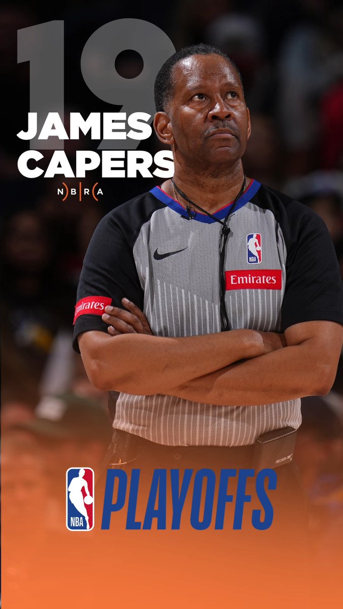 EAST 1ST ROUND – GAME 7 ⏰ 730PM ET 🏀 Philadelphia 76ers at Boston Celtics 🏀 19 Capers, 39 Ford, 50 Petraitis Alternate Official: JB DeRosa 📺 Peacock Replay Center Referees: Natalie Sago