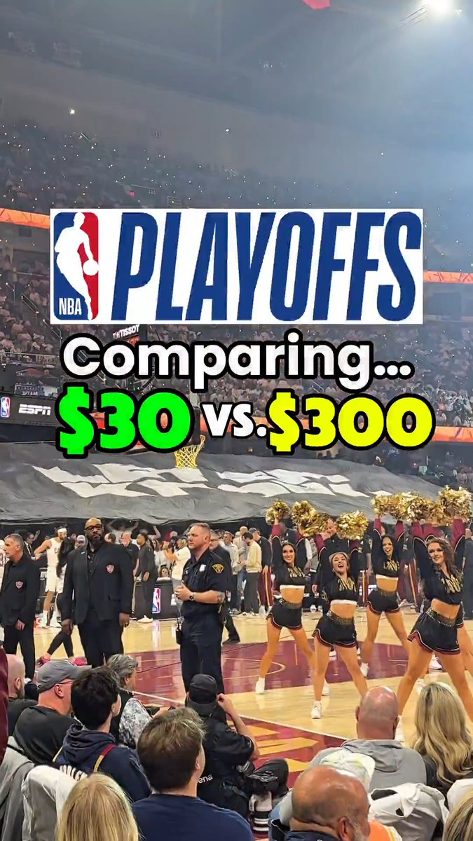 This past week, I bought two Tickets to the NBA Playoffs... - One for $30 - One for $300 The differences in these experiences will SHOCK you 🤯 #TickPickPartner