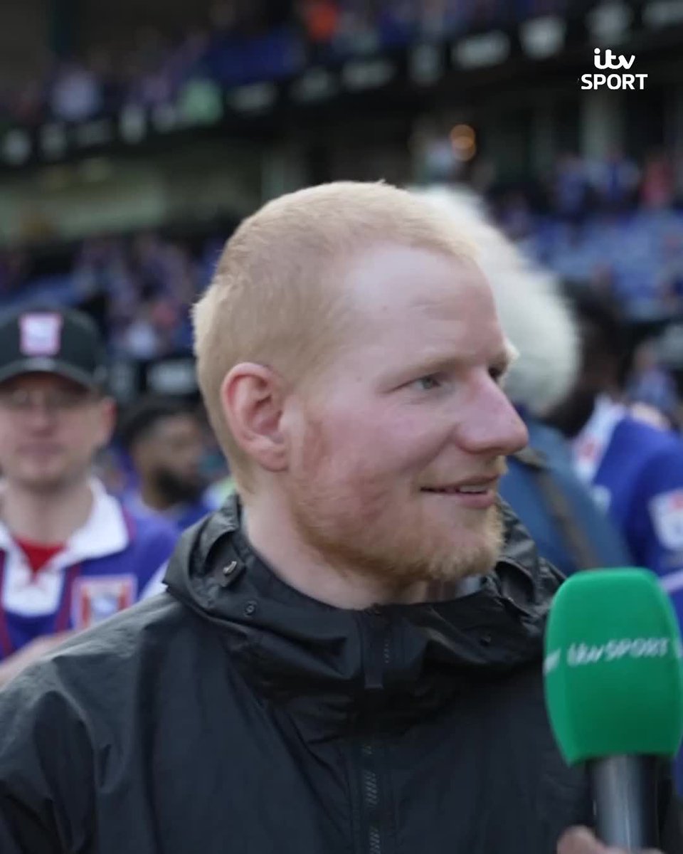 "This town revolves around this club" 💫 Ed Sheeran reflects on Ipswich Town's promotion to the Premier League 🙌 🎙️ Hugh Woozencroft EFL | #ITVFootball