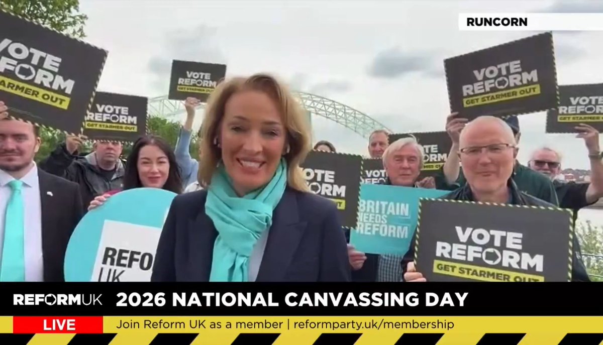 A reminder from Sarah Pochin that if you vote Reform you get Reform. ๐ช #TimeForReform
