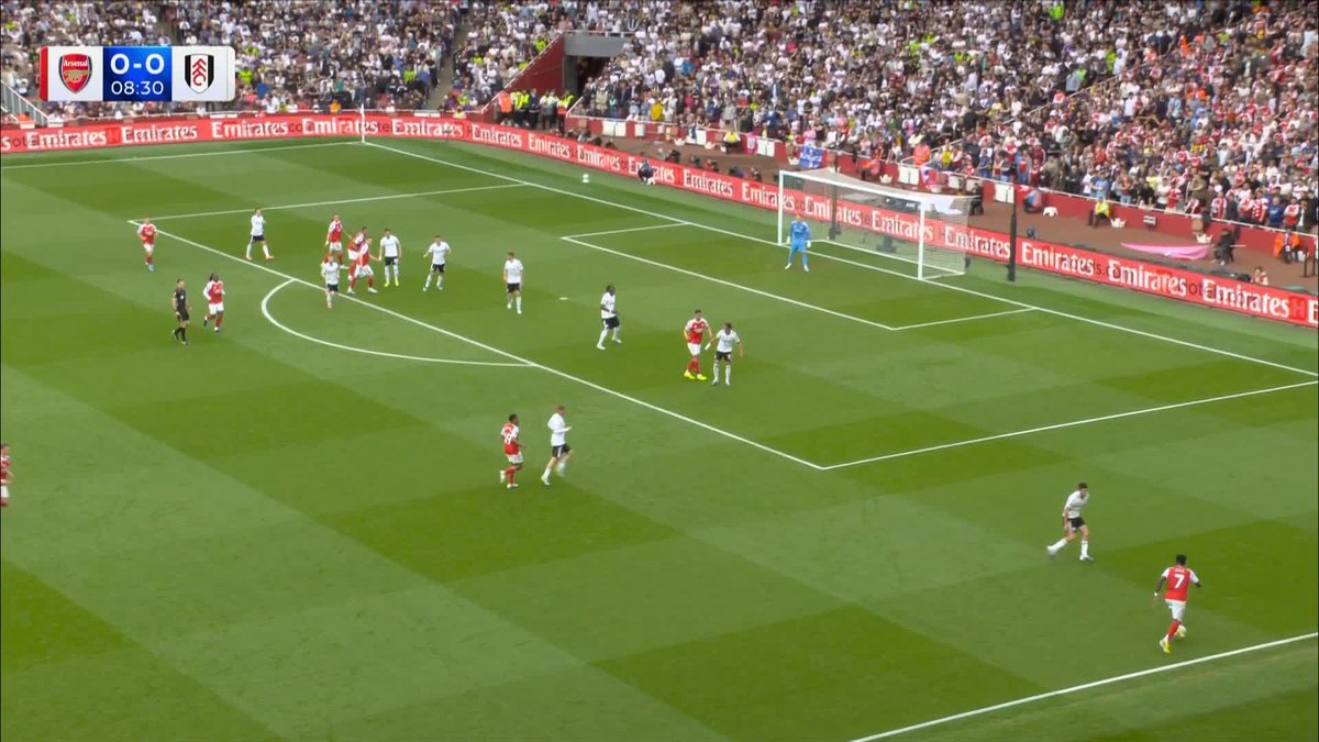 The perfect start for Arsenal! Great play from Saka and Gyökeres puts the Gunners ahead! 🔴