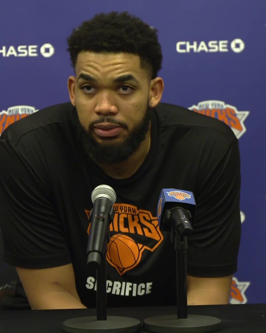 Karl-Anthony Towns is asked if he felt snubbed not being invited to The Devil Wears Prada 2 red carpet: "I was [invited]...but I had work" 😂