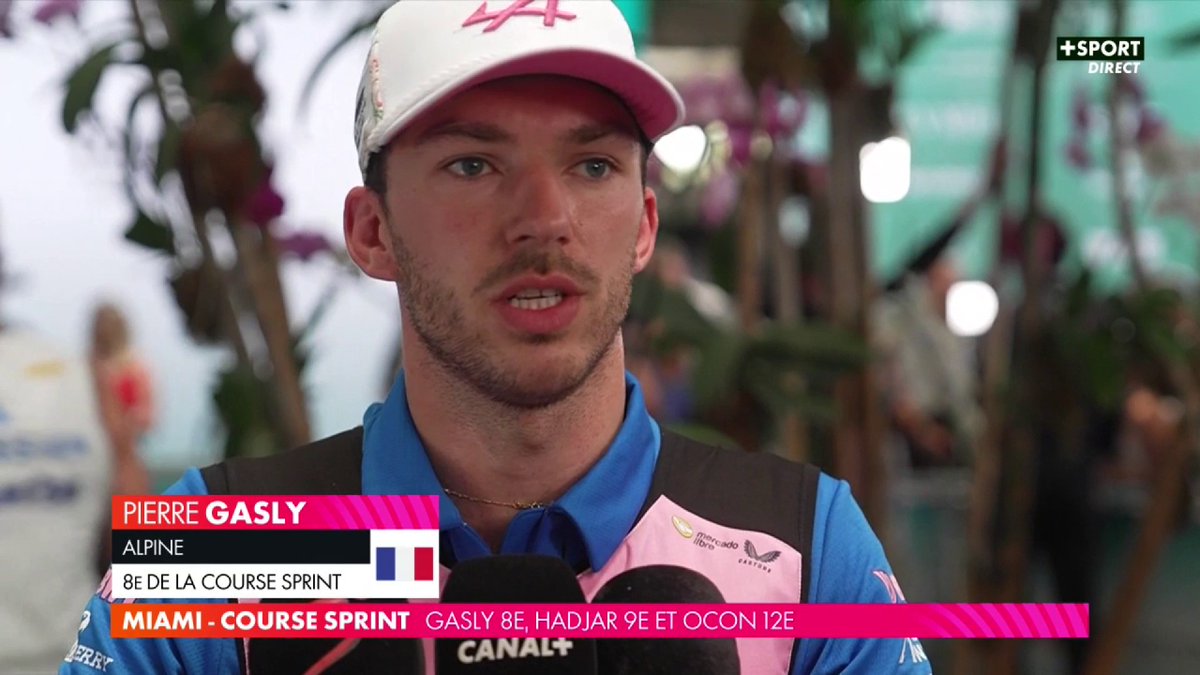 ⚡️ "La 8e place, on savait que c'est ce qu'il y avait de mieux" Pierre Gasly termine une nouvelle fois dans les points cette saison 🤩 #F1 #MiamiGP