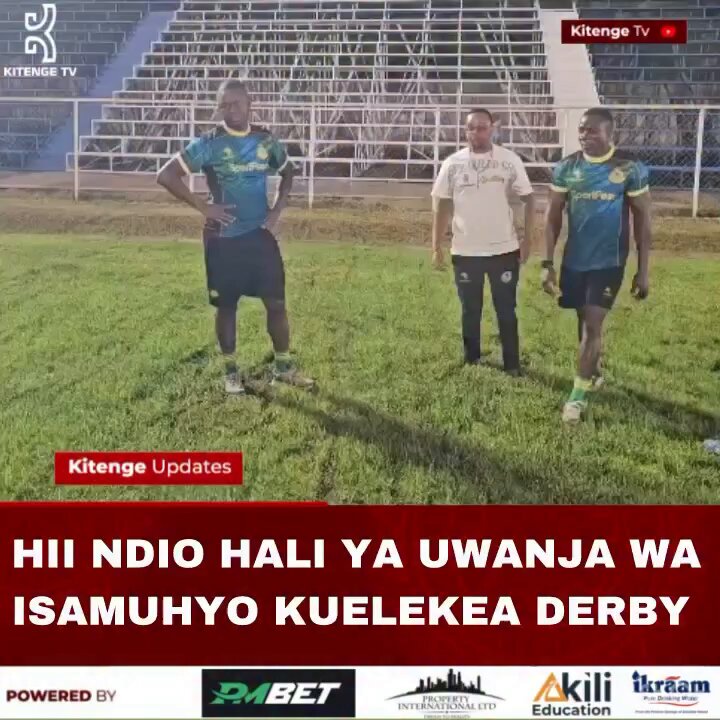 Hii ndio hali ya halisi ya Uwanja wa Meja Jenerali Isamuhyo kuelekea kesho kwenye mchezo wa Dabi ya Kariakoo Simba na Yanga. #kitengeSports