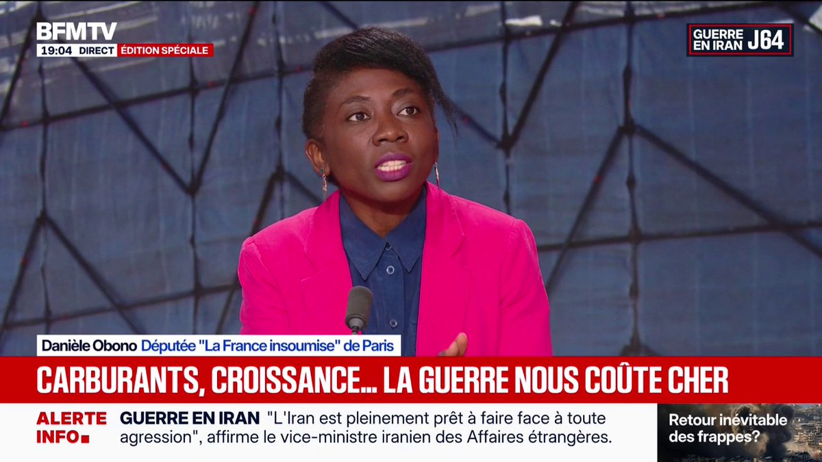 Superprofits des pétroliers: pour Danièle Obono, députée LFI, les pétroliers "se gavent sur le dos des Françaises et des Français"