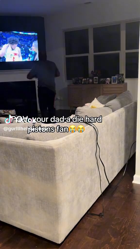 This Dad was every Pistons fan last night 😂 “Count us out if you want too… it ain’t happening”