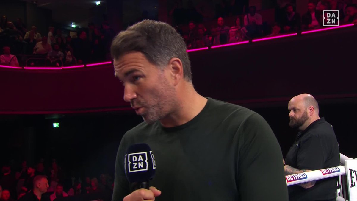 Eddie Hearn calls for Shannon Ryan to fight for a world title next 👑🙌 #WalkerEggington | LIVE NOW on DAZN ▪️