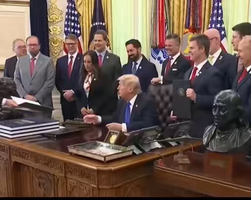 The moment Trump signed the approvals of a cross border pipeline with Canada. Most of Canada’s pipeline has been built already. This is excellent news for Alberta &amp; Canada. Has Carney commented on this yet?