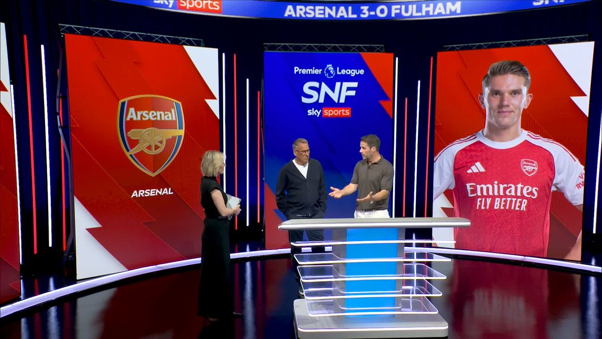 "He was the best I've seen him play" Jamie Redknapp &amp; Paul Merson are full of praise for Arsenal's Viktor Gyokeres! 👏