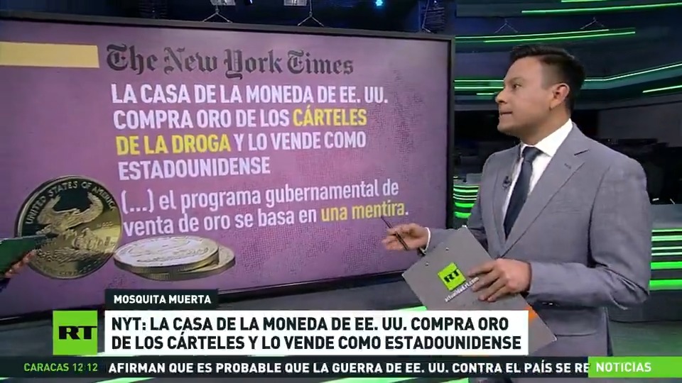 🇺🇸🗞 Salen a la luz hechos que vinculan a Washington con grupos criminales latinoamericanos. Una investigación de The New York Times reveló los presuntos lazos entre la Casa de la Moneda de EE.UU. y los cárteles de drogas. 🎤 Alex Piñón