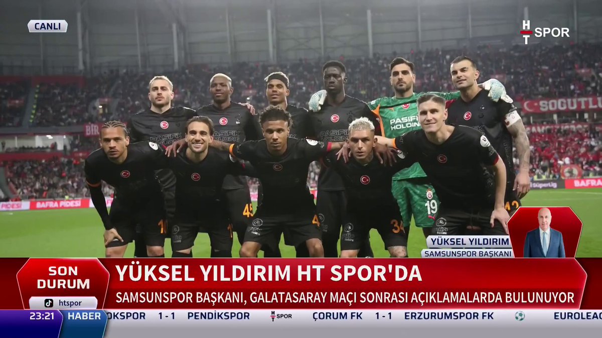 🚨 Samsunspor Başkanı Yüksel Yıldırım: Hiçbir şey imkansız değil. Futbolda oluyor. Biri Galatasaray’ı 4-1 yeneceksiniz, “ben şaka mı yapıyorsun?” derdim. Bugün inanılmaz bir skorla bitti maç. 41 kere maşallah der gibi. Aslında 6-1, 8-1 de bitebilirdi.