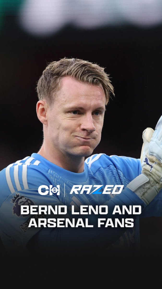 Bernd Leno has an embrace with Arsenal fans ❤️