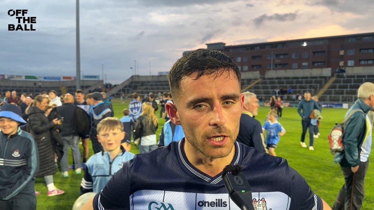 🗣️ 'I've never thought about anything that I've won...' 🗣️ 'Every time we start off the year, it's about what we're going to do in the next one!' Dublin's Niall Scully reacts as he and his teammates booked their place in the Leinster final with a win over Louth in Portlaoise!' | #GAA