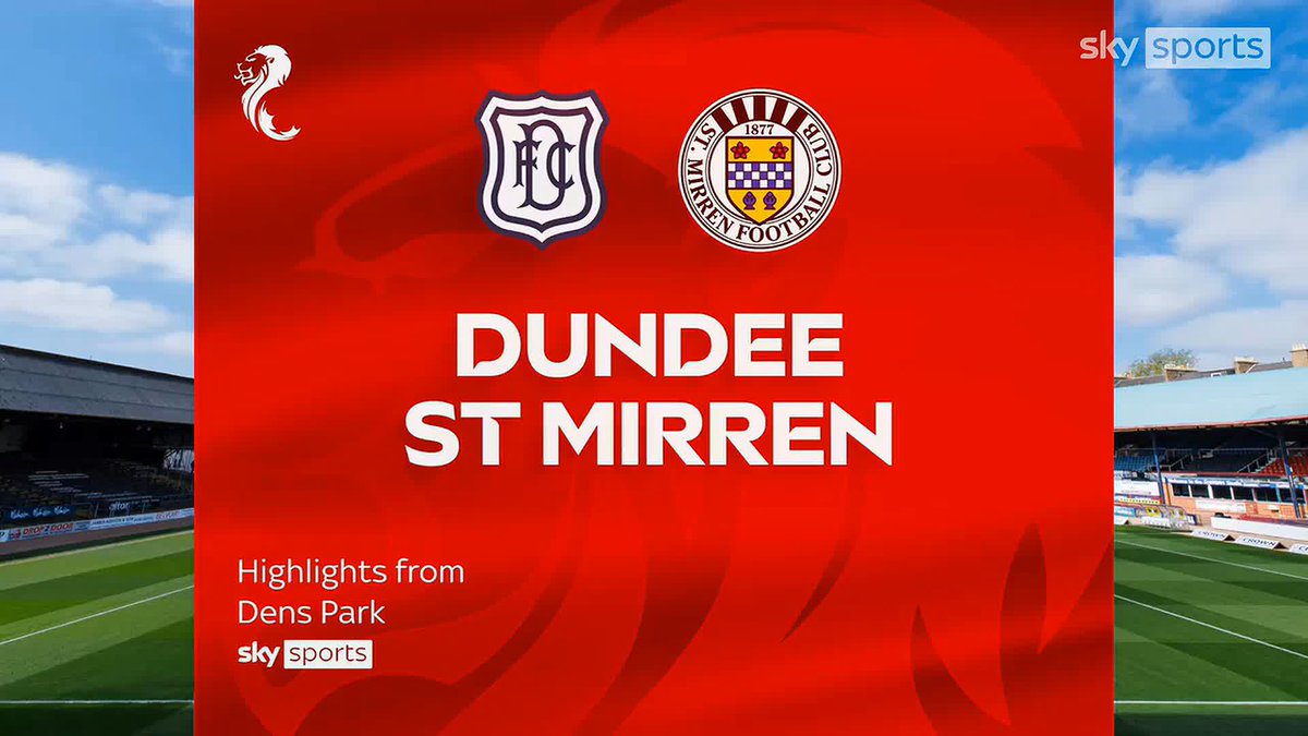 🔵 Dundee beat St Mirren 1-0 to move six points clear of the Paisley club, who drop into the relegation play-off spot ⤵️