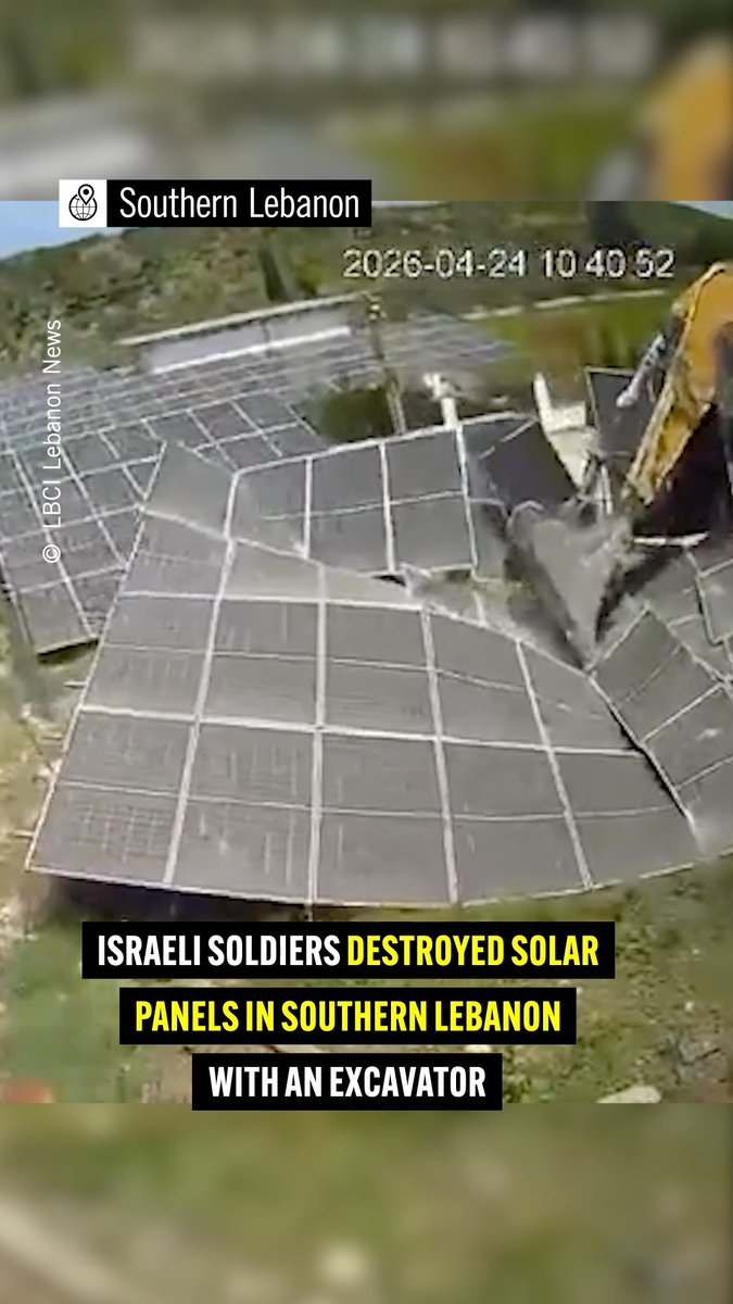 Israel continues to destroy civilian infrastructure as shown in this video, which captures the Israeli army destroying solar panels in southern Lebanon. Amnesty International has previously documented extensive destruction by the Israeli military along Lebanon’s border before and after the November 2024 ceasefire. We called for reparations and the investigation into this for war crimes. So far, neither has appeared. Since the more recent 2026 “ceasefire”, civilians in southern Lebanon’s border villages, many of whom are displaced, are continuing to witness their homes, land, and infrastructure destroyed. Israel must stop the unlawful destruction of civilian property across southern Lebanon.