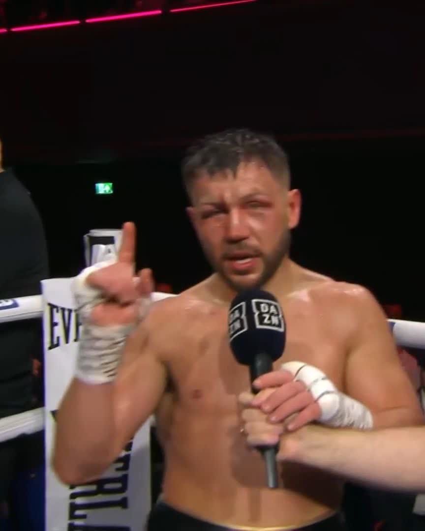 The Wolf calls out The Destroyer 👀 #WalkerEggington live on DAZN