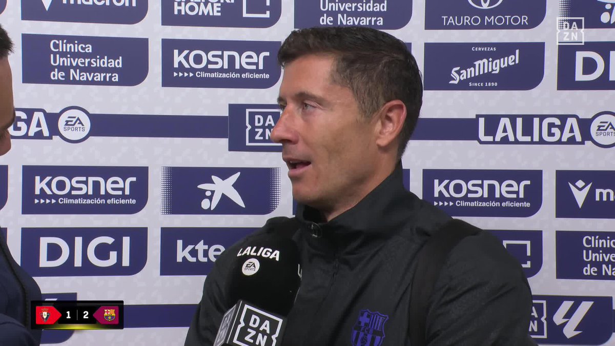 Robert Lewandowski, goleador y a punto de ganar su tercera Liga como culé 🔝 "Hasta que no ganemos LALIGA mejor que no hablemos demasiado" #LALIGAenDAZN ⚽