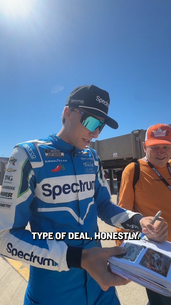 He's been the talk of the racing world all week. Let's catch up with Carson Hocevar!
