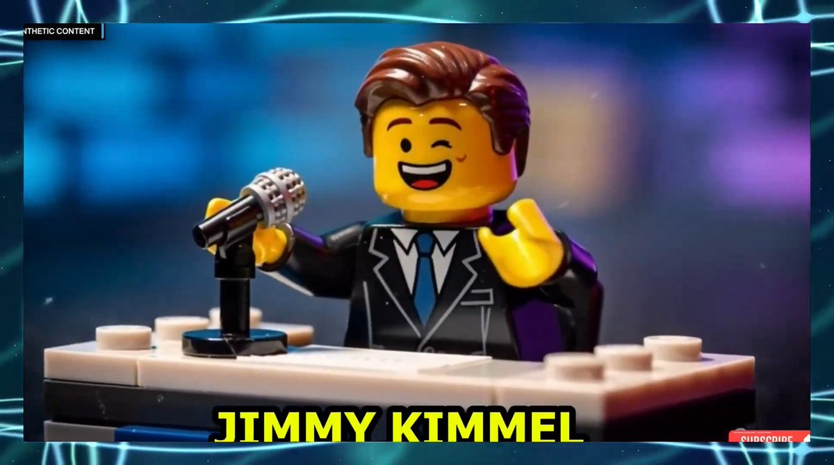 LMAO new Iranian style LEGO movie brilliantly roasted Trump's Attempt to SILENCE Jimmy Kimmel 😭🤣😂