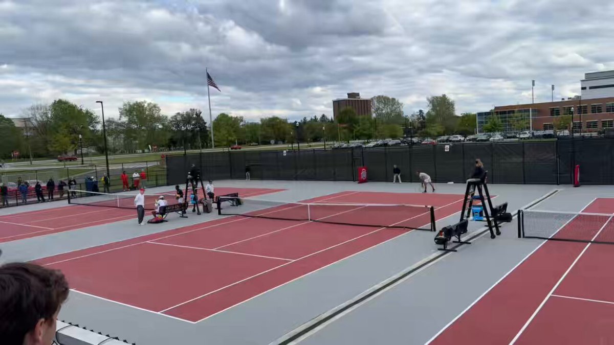 Congrats to Ohio State men’s &amp; women’s tennis teams for NCAA tournament wins today. Cold day, tough conditions, didn’t matter. Onwards! 💪🏼🎾