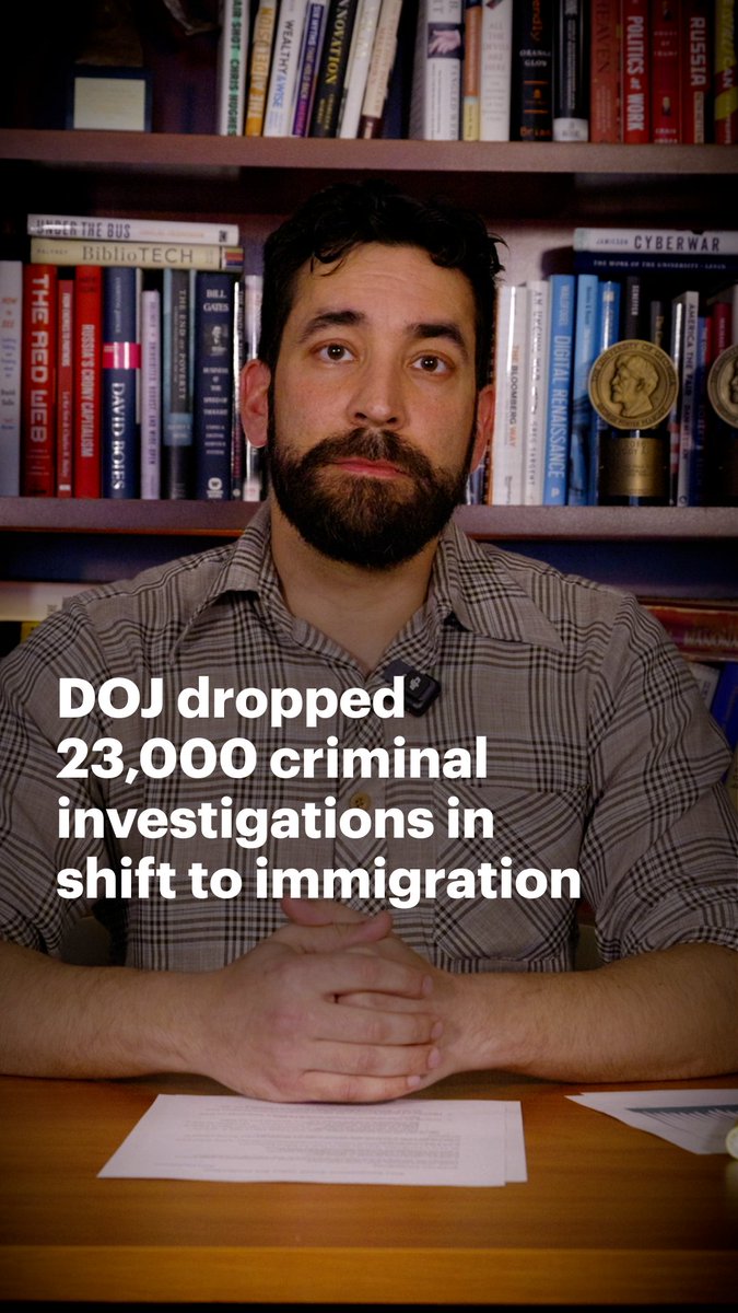 The DOJ quietly closed 23,000+ criminal cases in the first 6 months of the second Trump administration, abandoning hundreds of investigations into terrorism, white-collar crime, drugs and other offenses as it shifted resources to pursue immigration cases: