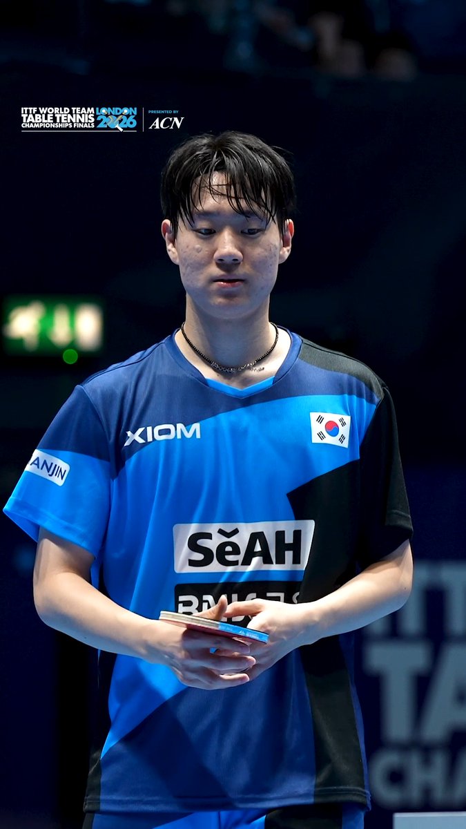 History made, a long-running perfect record shattered 💥 Joy, triumph and disbelief all in one as Oh Junsung cements his spot in table tennis history in its centenary as part of the team to break Team China's 25 year-long win streak ⚡️ #ITTFWorlds2026 #TableTennis #100YearsofTableTennis