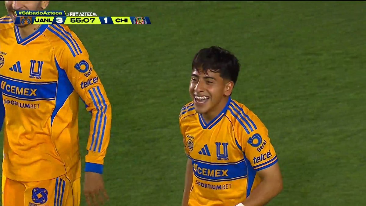 ¡Segunda asistencia de nuestro capitán y 'Chicha' ampliaba la diferencia! 🐯