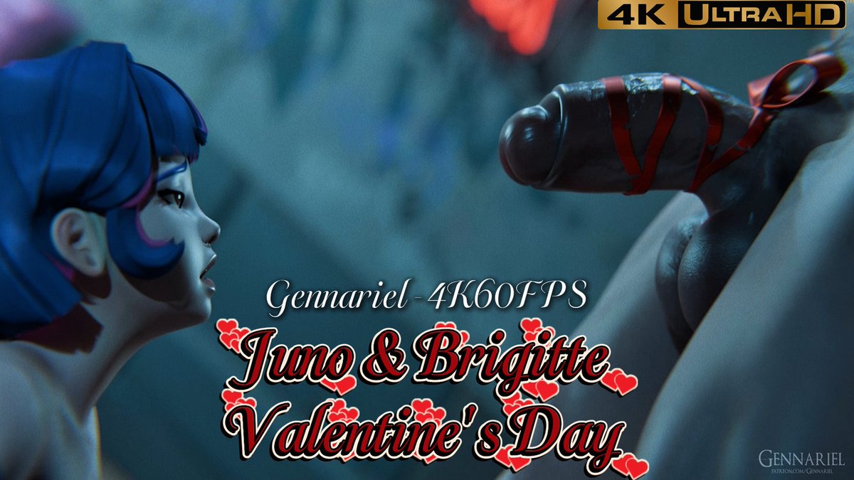 Juno &amp; Brigitte Valentine's Futa! [Gennariel] Overwatch: futanari big tits big white cock Valentine's pounding moaning sound heat 1:09 fire! 🍑🍆💦🔥🥵 Full uncut here 👇 #Rule34 #Juno #Brigitte #Overwatch #Futanari #NSFW #Gennariel