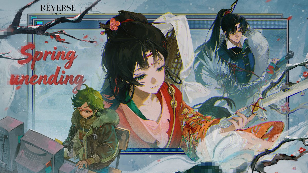 Version 3.4 EP - "Spring Unending " | Reverse: 1999 Heaven finds the Way and clears. Earth finds the Way and stills. This EP is now be available on multiple platforms. Search "The 1999" to listen. HD: #Reverse1999Anniversary