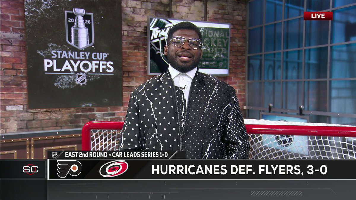 "I would like to say I'm impressed, but nothing really impressed me. It was a lot of the normal that you see from Carolina at home." P.K. Subban on the Carolina Hurricanes' steady dominance against the Flyers in Game 1 🏒