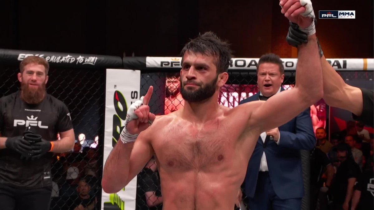 PFL試合結果📝 2位 ガジ・ラバダノフがアレックス・チゾフに3-0の判定勝ち! #PFLSiouxFalls セミ